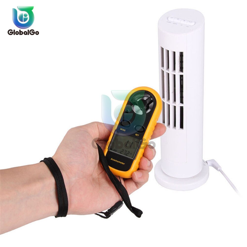 Digitale Anemometer 0-30 M/s Wind Meter -10 ~ 45C Temperatuur Tester Anemometro Met Lcd Backlight Display