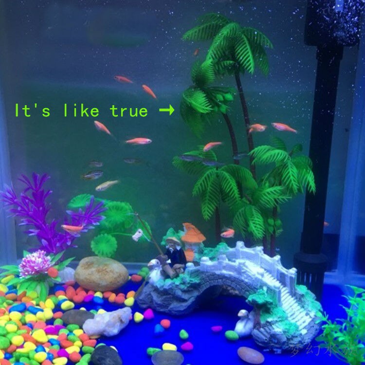 Nowe chwasty symulacji akwarium, żółw, gad, cylinder, zwierzę domowe, kształtowanie krajobrazu, dekoracje