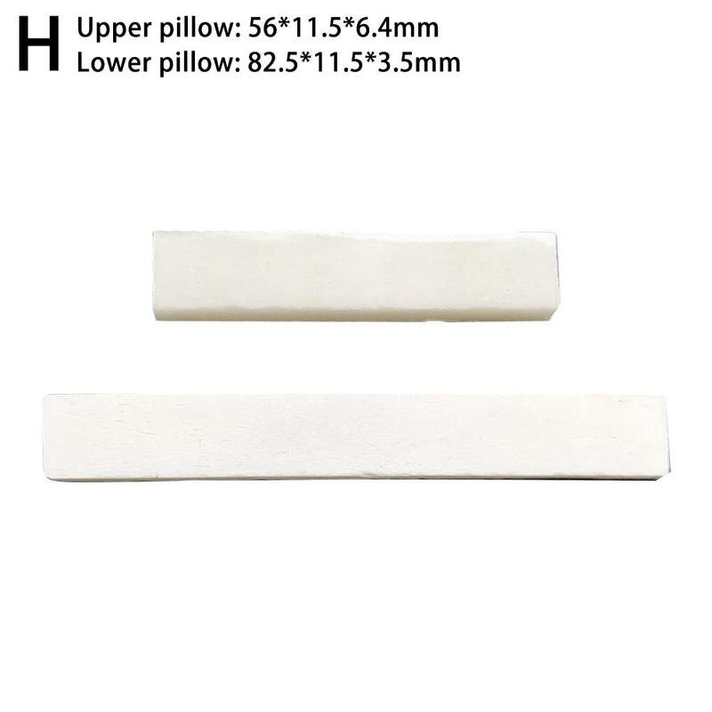 1 zestaw lewa ręka gitara prawdziwe kości sworznie pomostowe nakrętka gwoździa część siodła dla lewej strony bekhend Ludowy gitara akustyczna wyślij nakrętkę: H