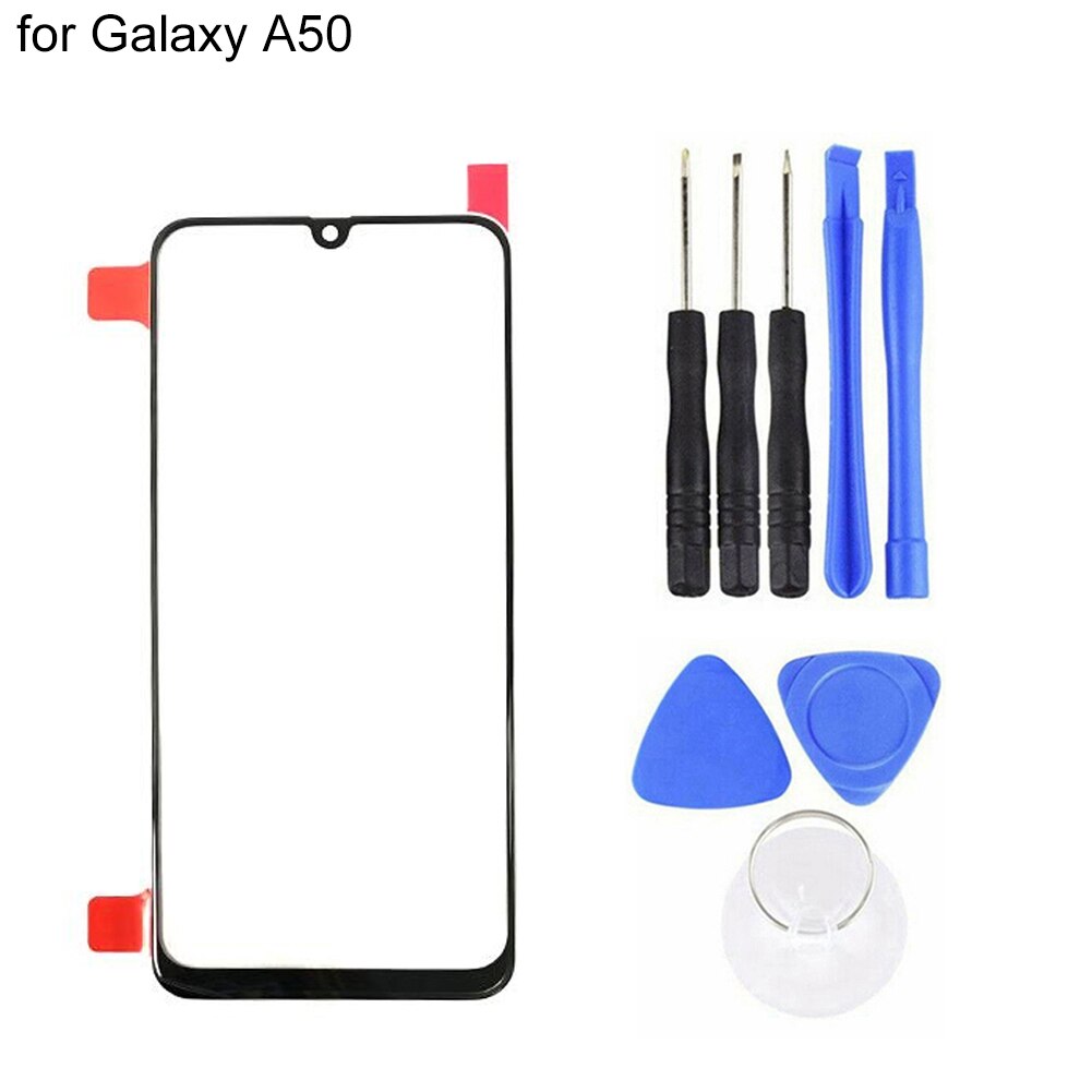 Replacement Front Glass Touch Screen Repair Tool Kit for Samsung Galaxy A10-A90
