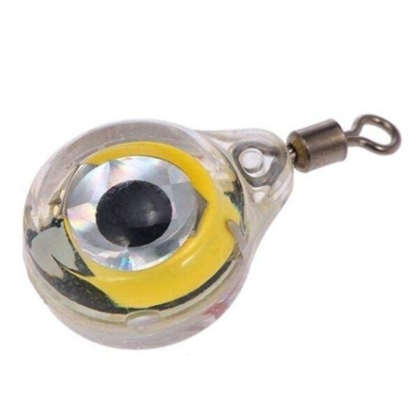 Luces de pesca, luz LED fluorescente de noche que brilla bajo el agua, luz de pesca nocturna, señuelo para atraer peces, suministros de pesca LED