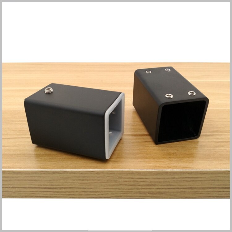 Svart rørkobling conner kobling for 25mm x 25mm rør for dusjglass dusjkabinett støttestang festetilbehør