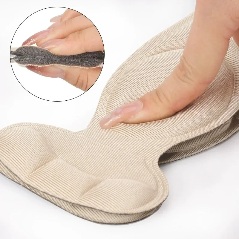 2/4 st mjuka 7d memory foam-inlägg för kvinnor, högklackade skor, stöd för hålfoten, inlägg med hälstöd, halkfri platta