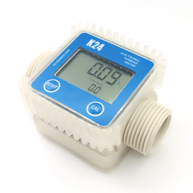 K24 Elektronische Turbine Flow Meter Sensor Voor Diesel, Ureum, Kerosine, Benzine, Water, Lichte Olie