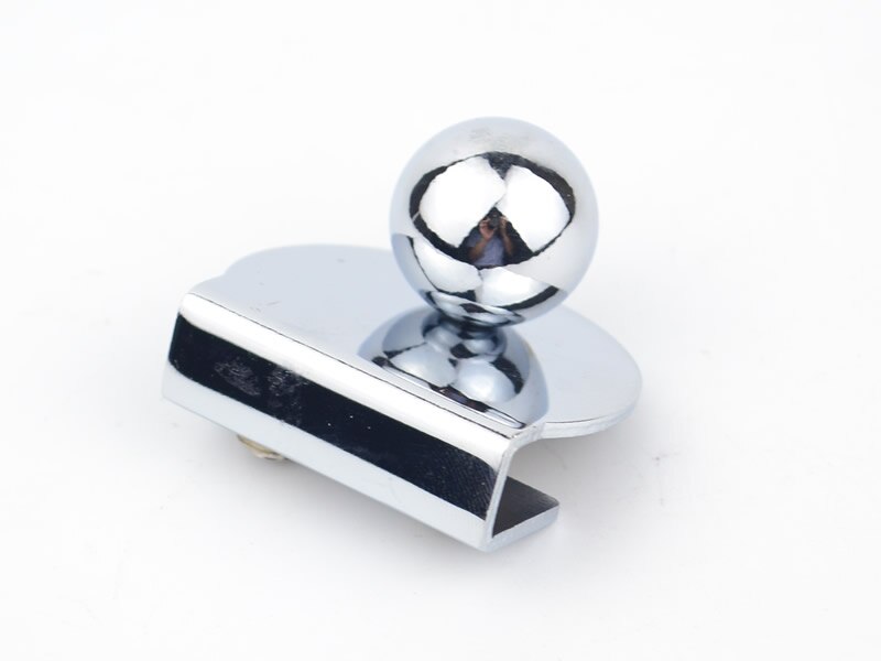 Round ball Free punching Glass door Handle/clamp/clips,For glass 5-8mm,Showcase Furniture glass cabinets