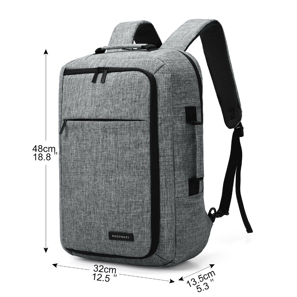 BAGSMART Multifunctionele Bakpack Mannen Reistas Waterdicht Bolsa Mochila voor 15.6 Inch Laptop Rugzak Schooltas Rugzak