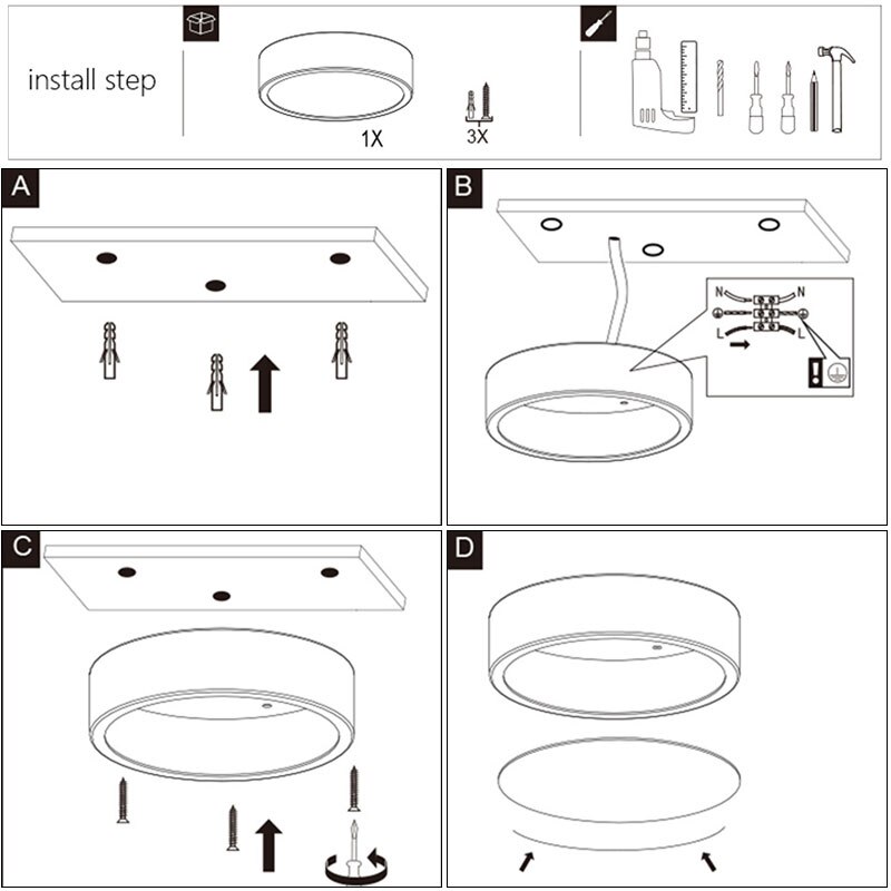 Moderne Led Plafondlamp 220V 240V Led Lamp Woonkamer Verlichting Ronde & Vierkante 3 Cm Super Dunne led Licht Voor Slaapkamer Keuken