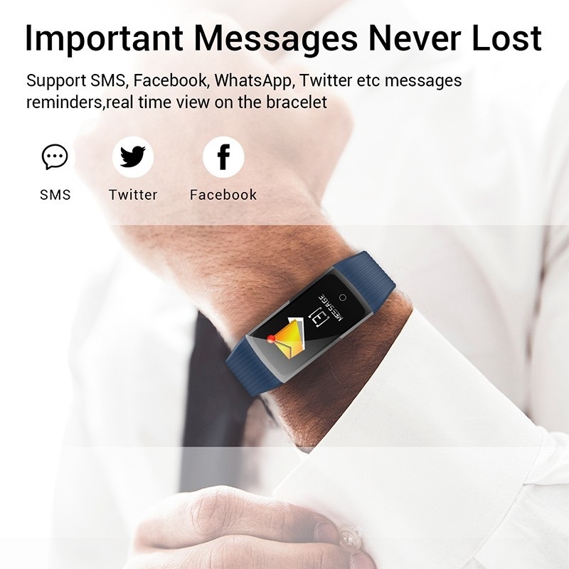 5 In 1 Smart Band Health Bracelet Men Fitness Tracker Activity Smartwatch Real-time Monitor Pedometer Wristband Sports Women Man