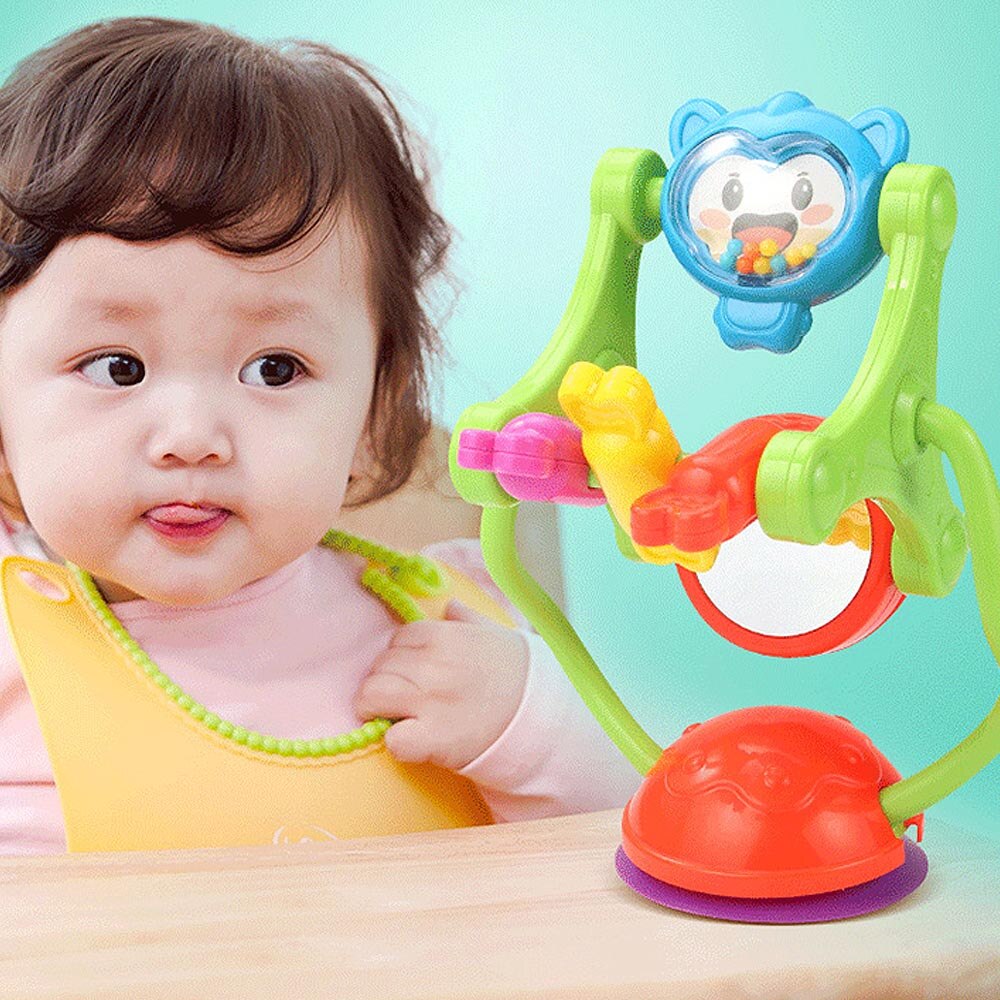 Baby Spielzeug bunte Modell Rotierenden Riesenrad Kinderwagen Pädagogisches Spielzeug Für Baby Esszimmer stuhl mit saugnapf fütterung artefakt