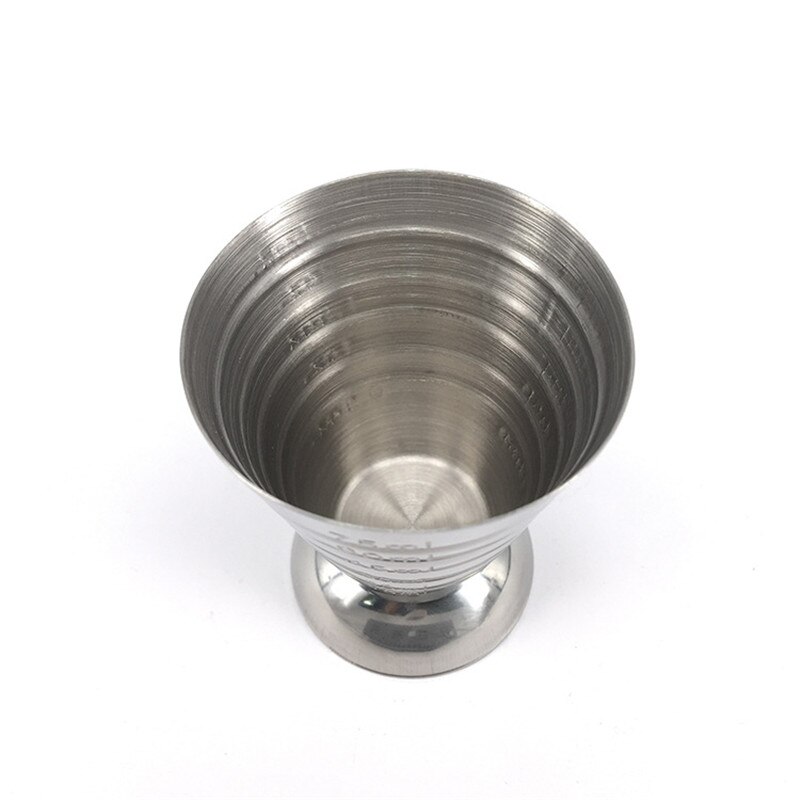 75ml/2.5oz Stainless Steel Measure Cup Stainless Steel Measure Cup Measurement Unit for Bars Making Mixed Drinks