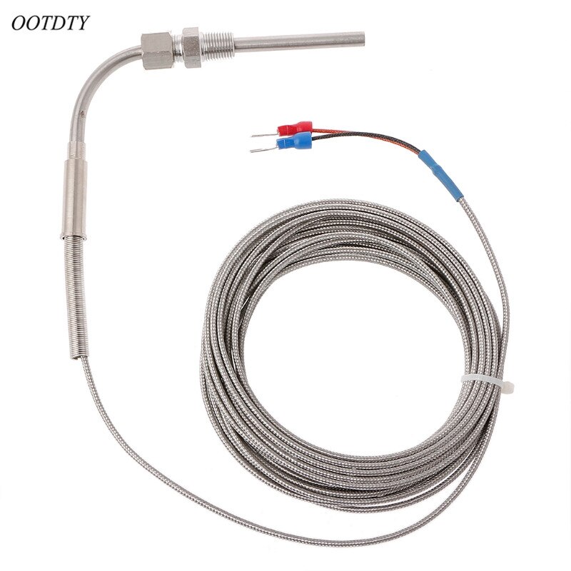 Sensores de Temperatura do Gás de escape EGT Termopar Tipo K Para Exhaust Gas Probe Temp Do Motor 1/2/3/ 4/5 m: 5m