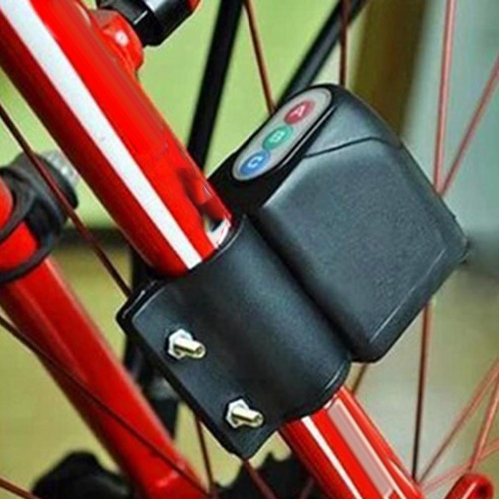 Draadloze Alarm Fiets Mountainbike Anti Diefstal Apparaat Voorkomen Verlies Beveiliging Waterdicht Zwart Diefstalbeveiliging