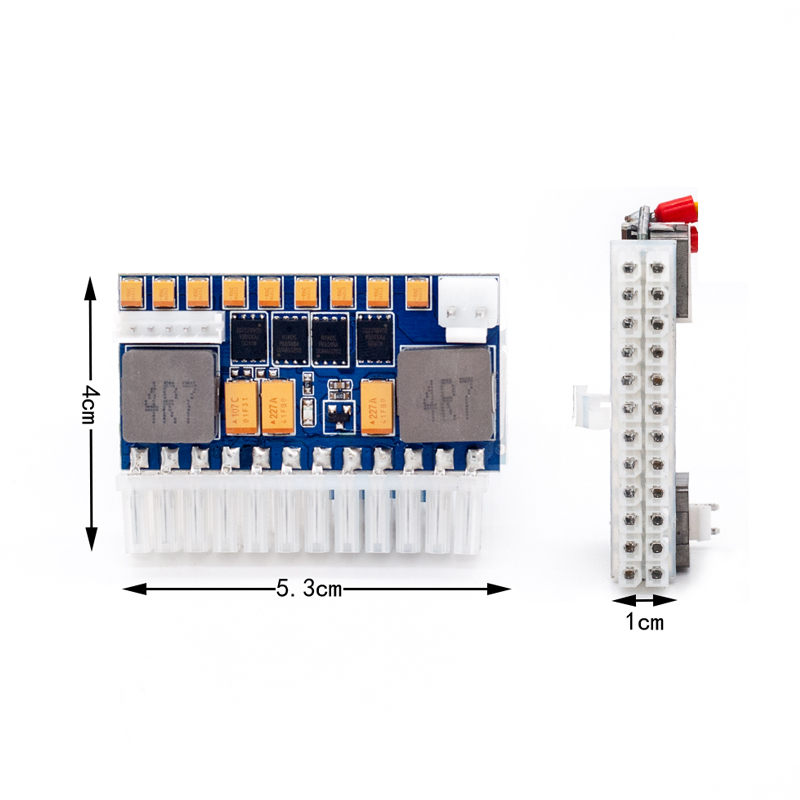 RGeek 24pin DC ATX PSU 12V DC Input 250W Switch di uscita PC DC-DC ATX Pico PSU MINI ITX alimentatore per PC per Computer fai da te