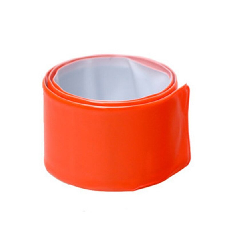 Reflective Snap Bands Reflective Slap Bracelet Reflective Wristband High Visibility Reflectors for Riding Bike CMG786: Red  1PC