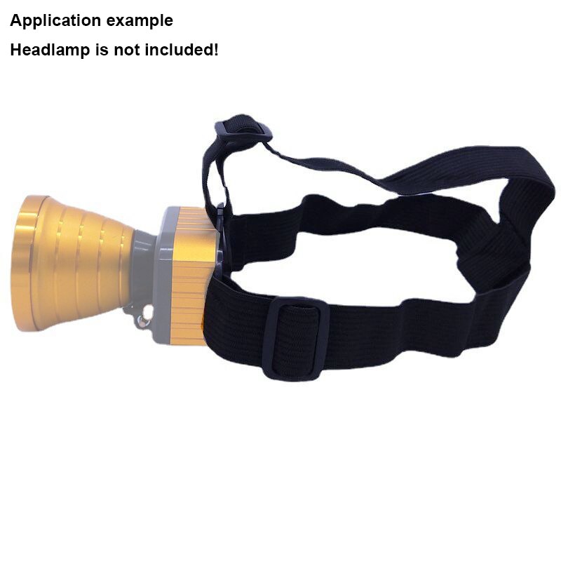 SecurityIng Bandeau Réglable Élastique Pour Lampe Frontale 22-26 Mm – Fixation Solide 360° (Lot De 4)