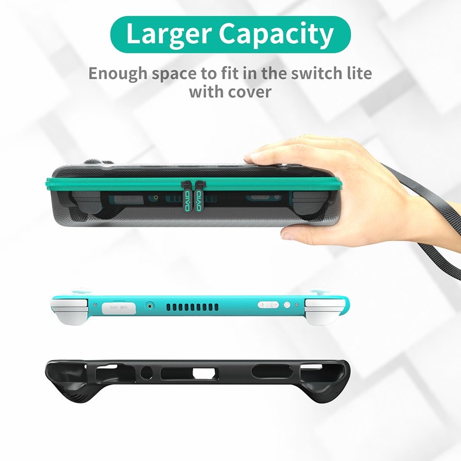 Sacoche de rangement pour Nintendo Switch Lite Portable coque rigide EVA Console de jeu étui de protection de transport Switch Lite accessoires