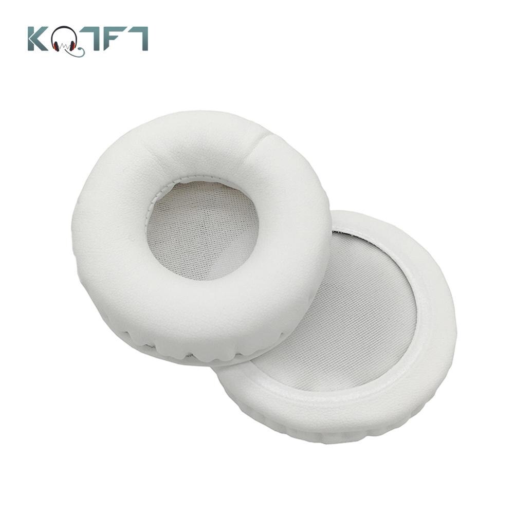 Kqtft 1 paar vervangende oorkussens voor pioneer se -mj721 se-mj751 se-mj711 se-mj7 hoofdtelefoon oorkussens oorkaphoes kussen cups: Wit