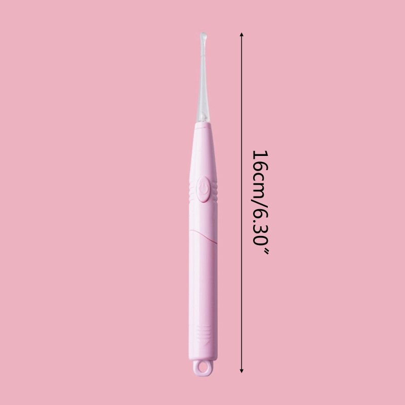 Safety Painless Ear Cleaning Tool for Adults Kids Ear Wax Removal Cleaner Electric Vacuum Earwax Remover with LED Light
