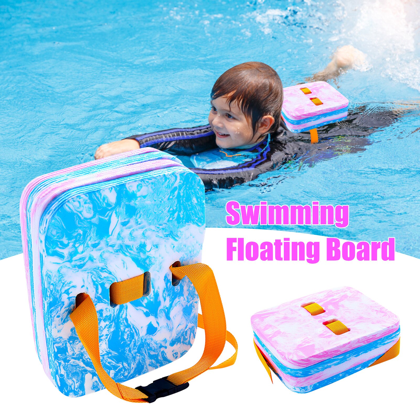 Floating Board Foam Swimming Back A U Shape Foam Kickboard EVA Safe Pool Training Aid Float Board Random Water Training Stylish