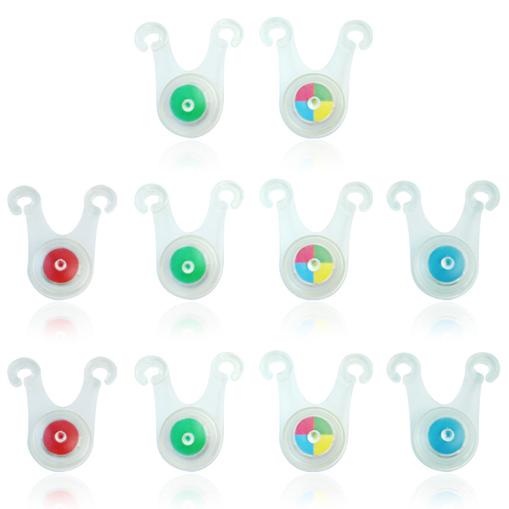 10Pcs Waterproof LED Tent String Rope Guard Hanging Lights Portable LED Camping Rope Hanging Light Camping Accessories