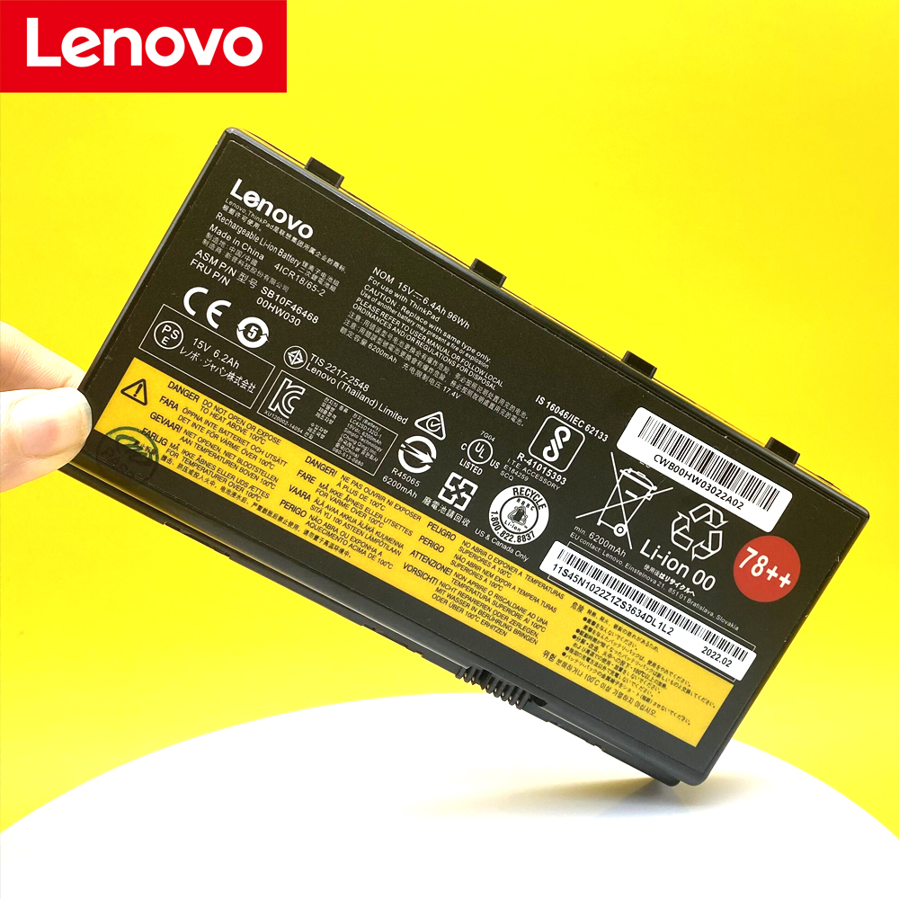 Original Laptop Battery For Lenovo ThinkPad P70 P71 P72 00HW030 SB10F46468 01AV451
