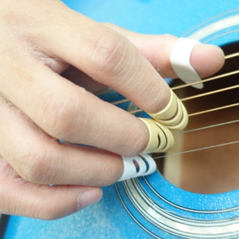 16 Stks/set Plectrums Wijsvinger Picks Voor Elektrische Akoestische Gitaren Ukulele