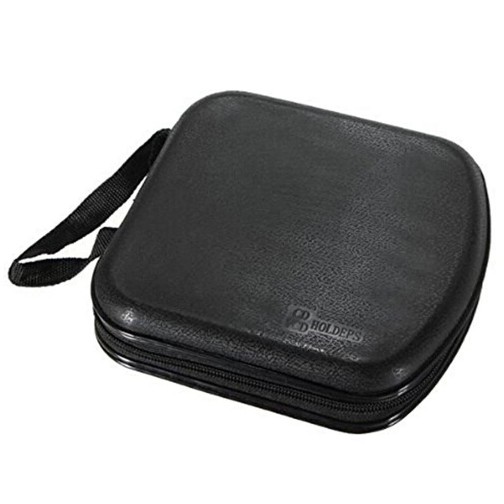 Mode Auto Auto CD DVD Disk Card Visor Case Houder Clipper Organizer Bag 7 Kleuren 40 CDs Binnenkant Carry Case: black