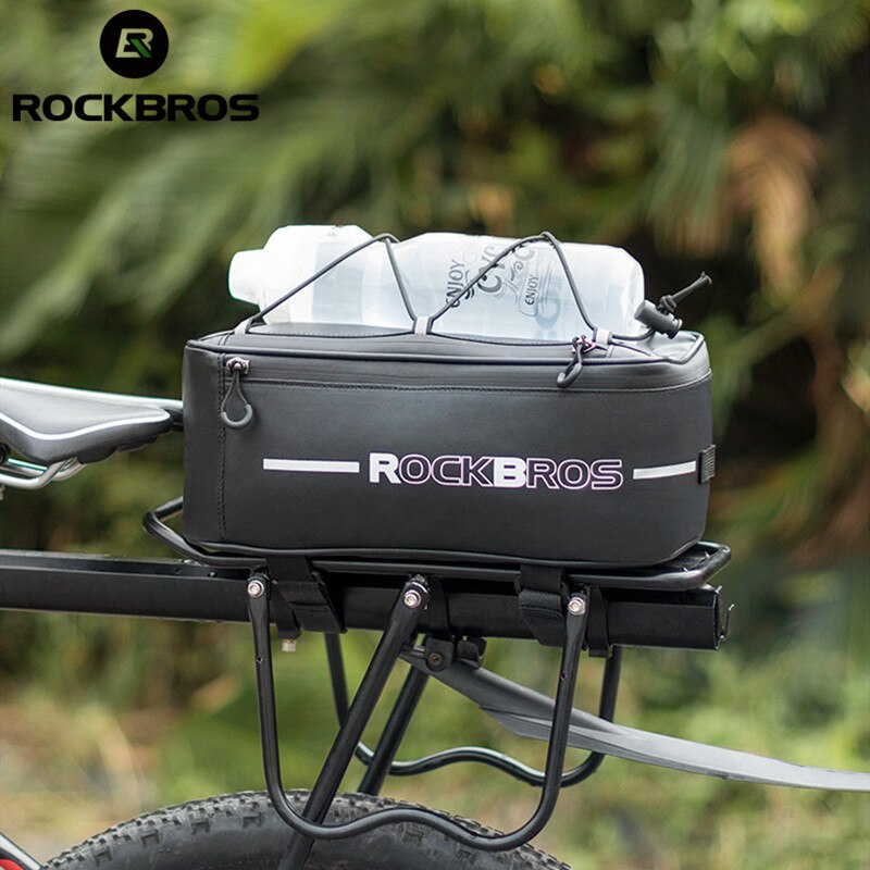 ROCKBROS Cycling Bags Bicycle Rear Bags Waterproof 4L Cycling Travel Trunk Bag Seat Saddle Bike Reflective Luggage Carrier