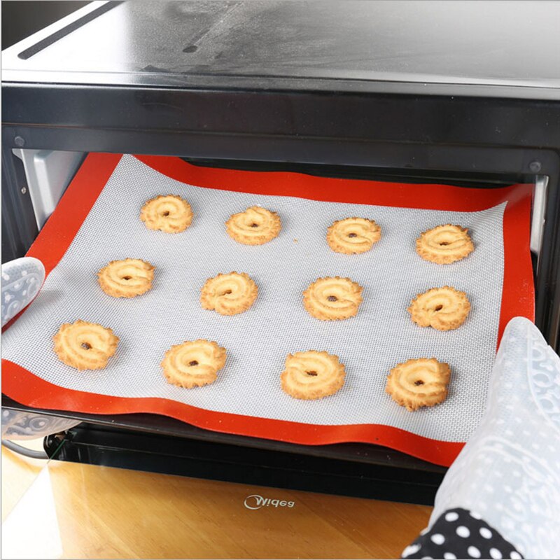 ERMAKOVA Silicone Baking Mat Non-Stick Food Safe Tray Pan Liners Non-stick Silicon Liners Mat for Pans Tray Rolling Baking Tool