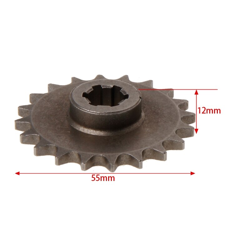 47cc 49cc Motorfiets T8F 8Mm 11 14 17 20 Tooth Voorkant Pinion Tandwiel Ketting Cog E7CA: 20