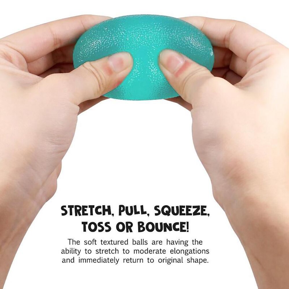 Ściskacz w kształcie jajka piłka robić ćwiczenia ręki palec siła piłka w średnim wieku i starszych palec rehabilitacja uchwyt treningowy piłka