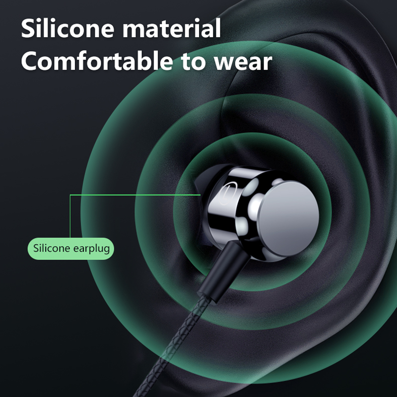 EARDECO 3,5-mm-Kopfhörer mit Kabel, in-Ohr-Kopfhörer mit Kabel, Sport-Kopfhörer mit Mikrofon, Kopfhörer-Headset, Fone De Ouvido Auriculares
