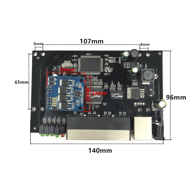 ANDDEAR-10/100 mbps rj45 switch poe 802.3af 4 poort voeding 15.5 w for a ip camera nvr ip telefoon wifi access point poe switch
