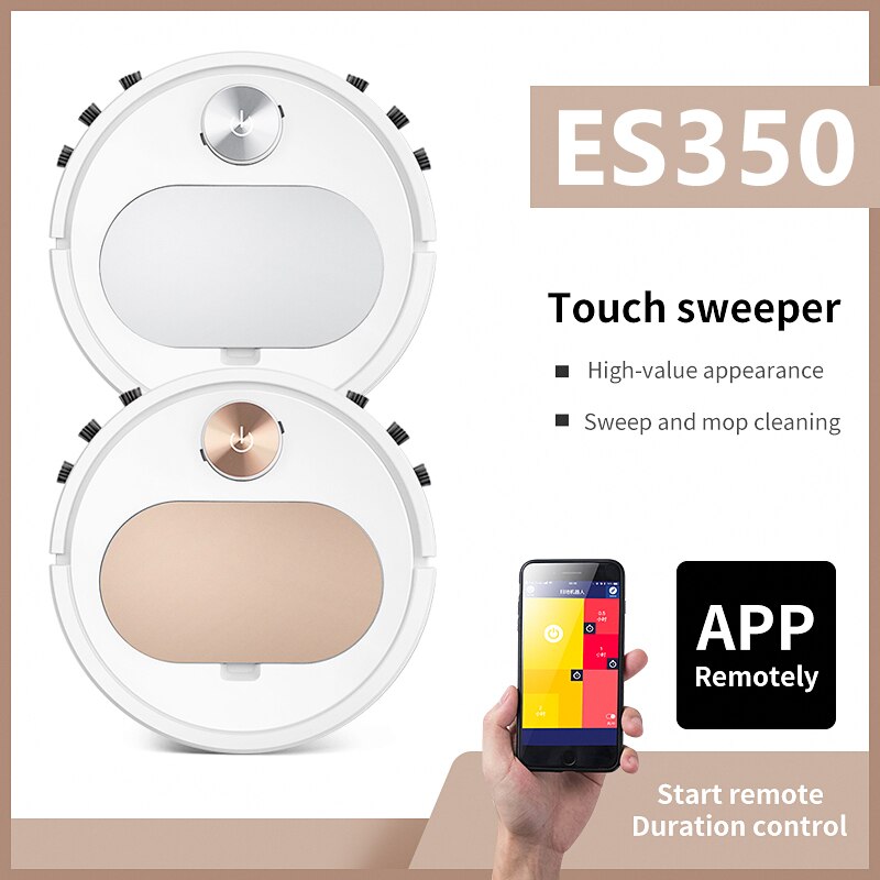 ES350 Huishoudelijke Smart Robot Stofzuiger Mobiele Telefoon App Afstandsbediening Automatische Stofverwijdering En Sterilisatie Veegmachine