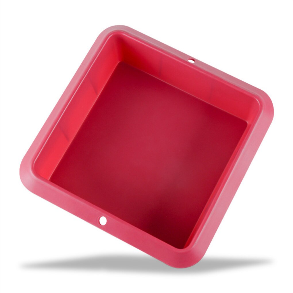 9-Inch Square Cake Pan, Non-Stick European-Grade Silicone Baking Pans Bakeware DIY Cake Tools: Default Title