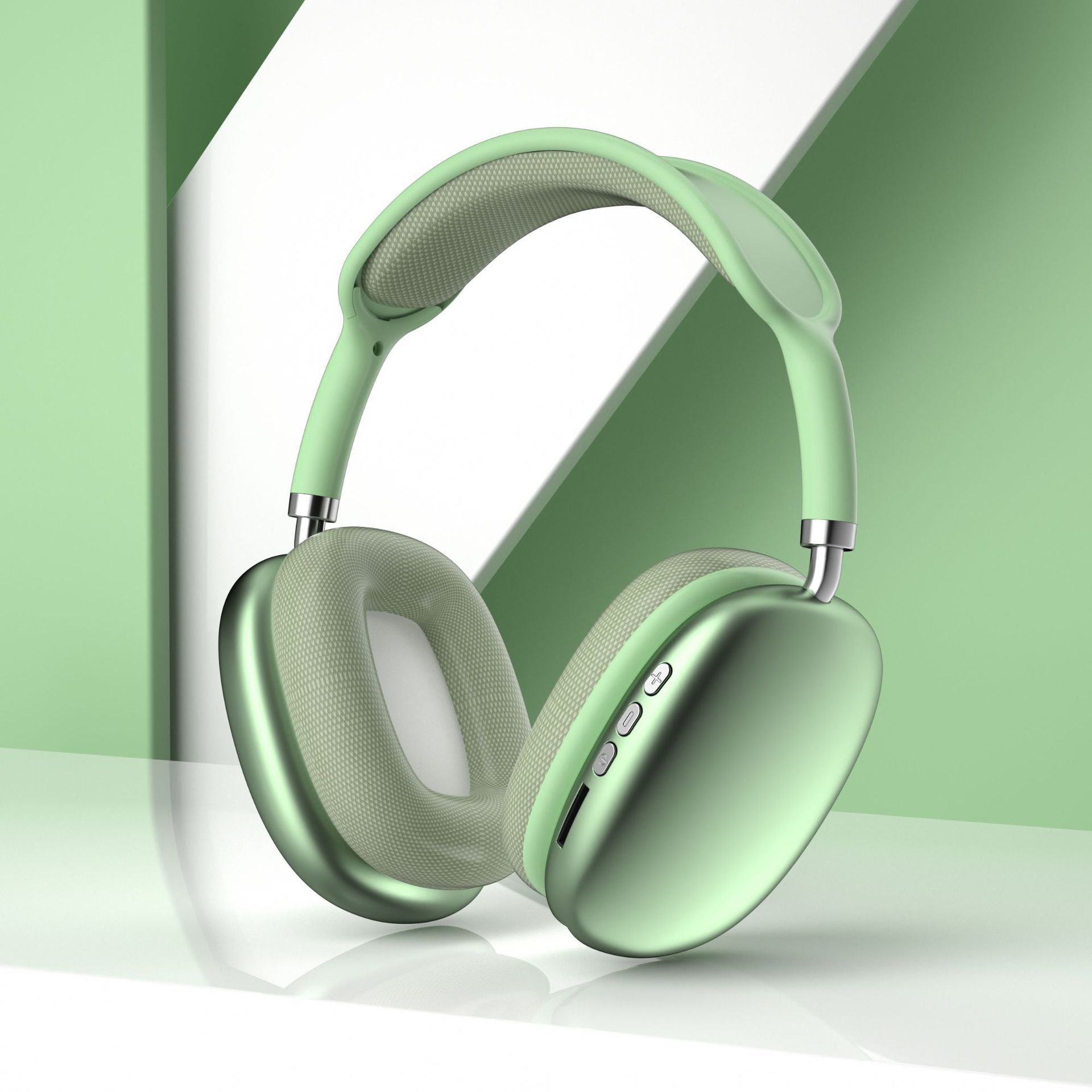 P9 Drahtlose Bluetooth-Kopfhörer mit Mikrofon, Kopfhörer mit Geräuschunterdrückung, Stereo-Klang-Kopfhörer, Sport-Spielen-Kopfhörer, unterstützt TF