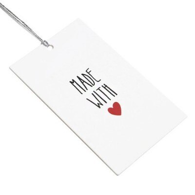 49 stks/partij wit "voor u" Hang tag Hang tag 4.5x7.5cm