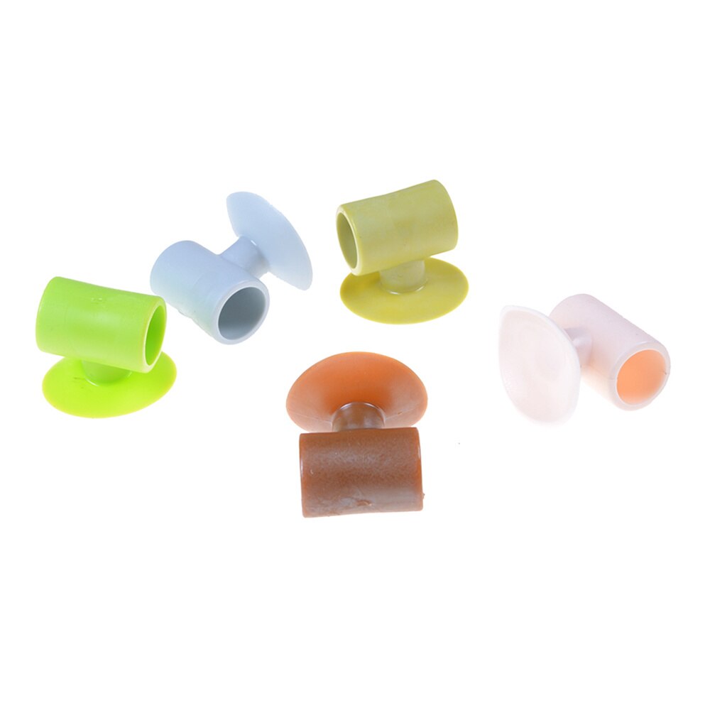 De silicona de cerradura de puerta almohadilla protectora puerta HandleSuction tipo de taza de la puerta del Gabinete de HandleSilicone Anti-colisión de la puerta almohadilla protectora