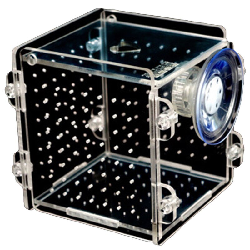 Aquarium Breeding Box Acrylic Isolation Fish Hatching Breeding Multi-Grid Boxes Aquarium Incubator