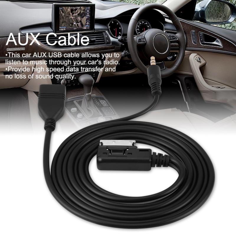 Auto Audio AUX USB Adapter Kabel voor Mercedes Benz C63 E200l CLS ML Klasse Auto Usb-poort araba aksesuar Auto Accessoires