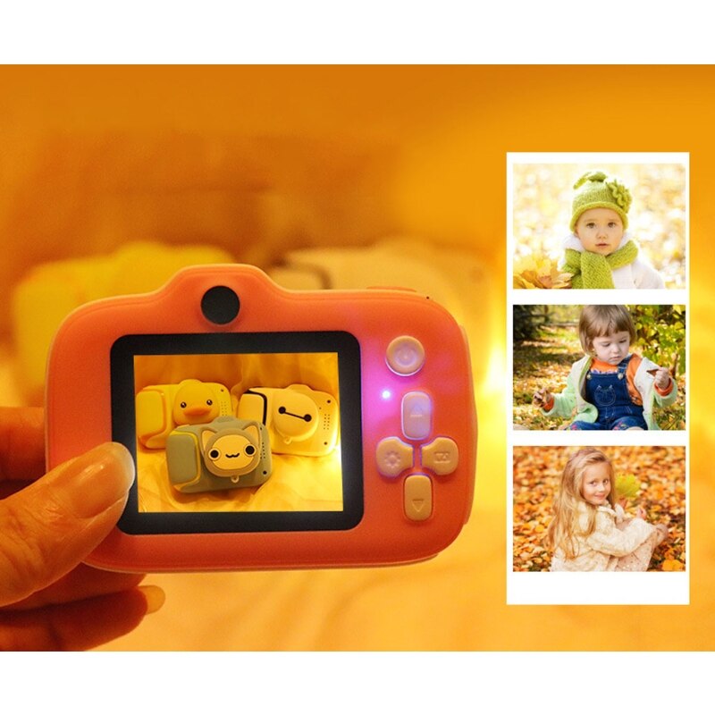 2.0’’ IPS Screen Time Lapse Function Cartoon Video Camera Camcorder 1080P Toy Video Camera AI Focus Mini Digital Camera