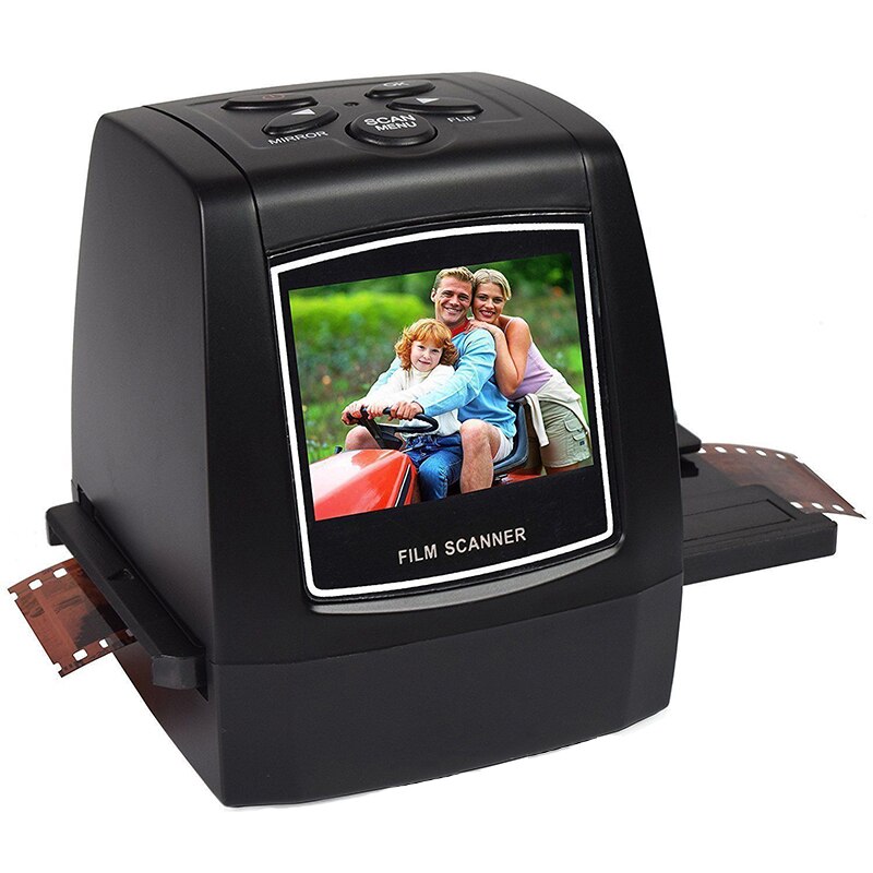 Mini 5mp 35mm negativ film scanner negativ dias fotofilm konverterer usb kabel lcd slide 2.4 "tft til billede