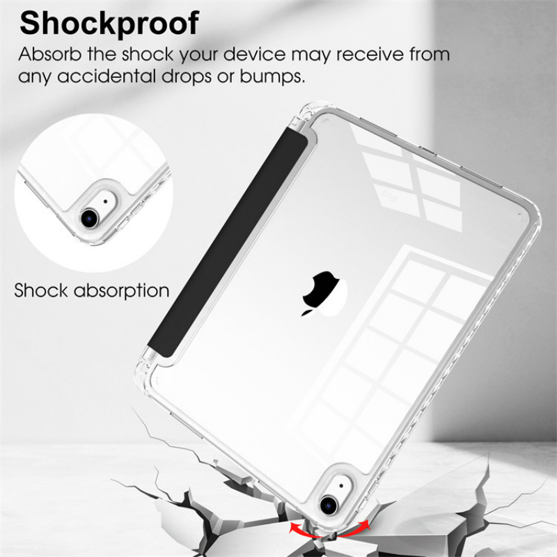 For Ipad 11th Generation With Pencil Holder Case For ipad 11 generation A16 A3355 A3356 Tablet Cases