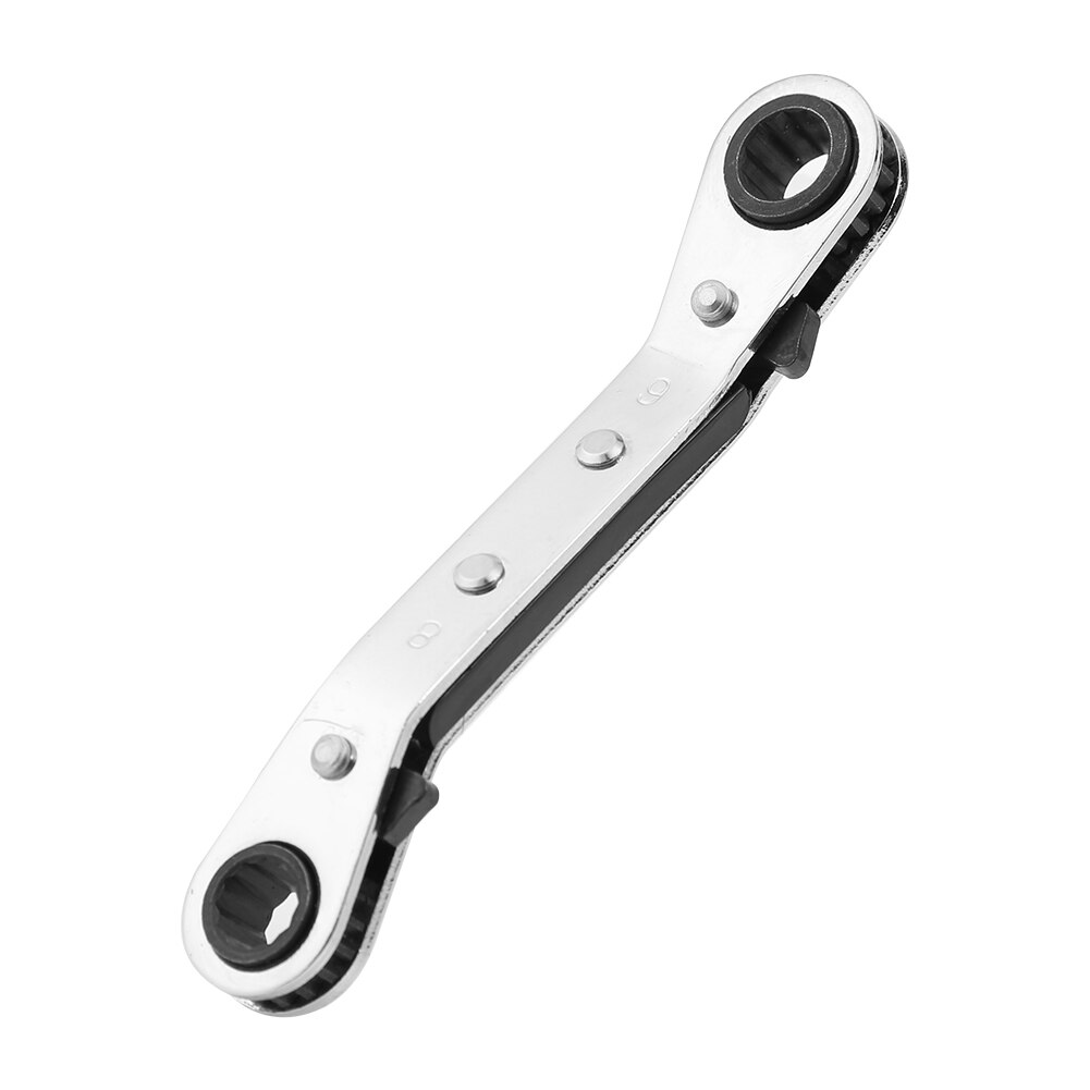 Axle Fit Bicycle Bike Repair Tool Chrome Vanadium Ring Double Head Ratchet Wrench Metric Combination Spanner Tool: 8x9