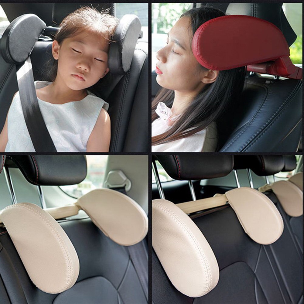 Car Neck Cushion Seat Headrest Pillow Support Head Restraint Seat Pillow Headrest Neck Travel Sleeping Cushion For Kids Adults