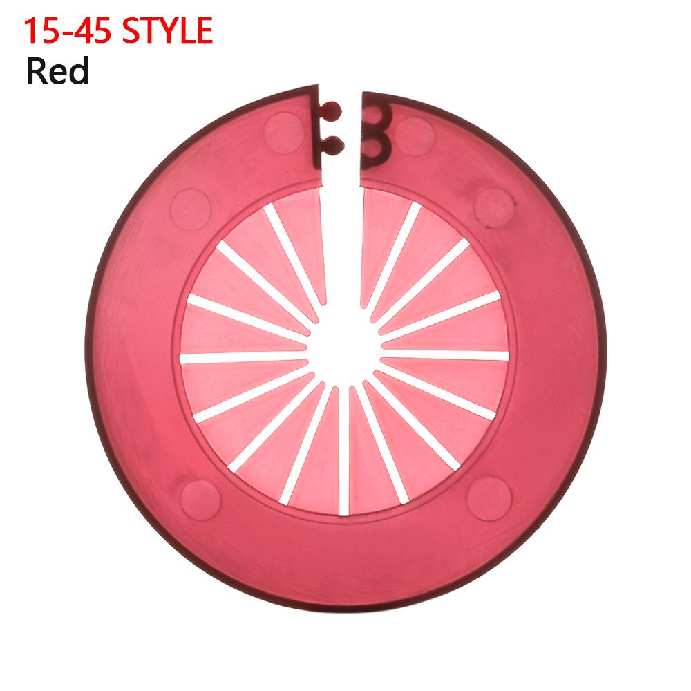 Plastic Shower Faucet Angle Valve Pipe Plug Decoration Cover Wall Hole Duct Cover Snap-on Plate Kitchen Faucet Accessories: Red-15-45 Style