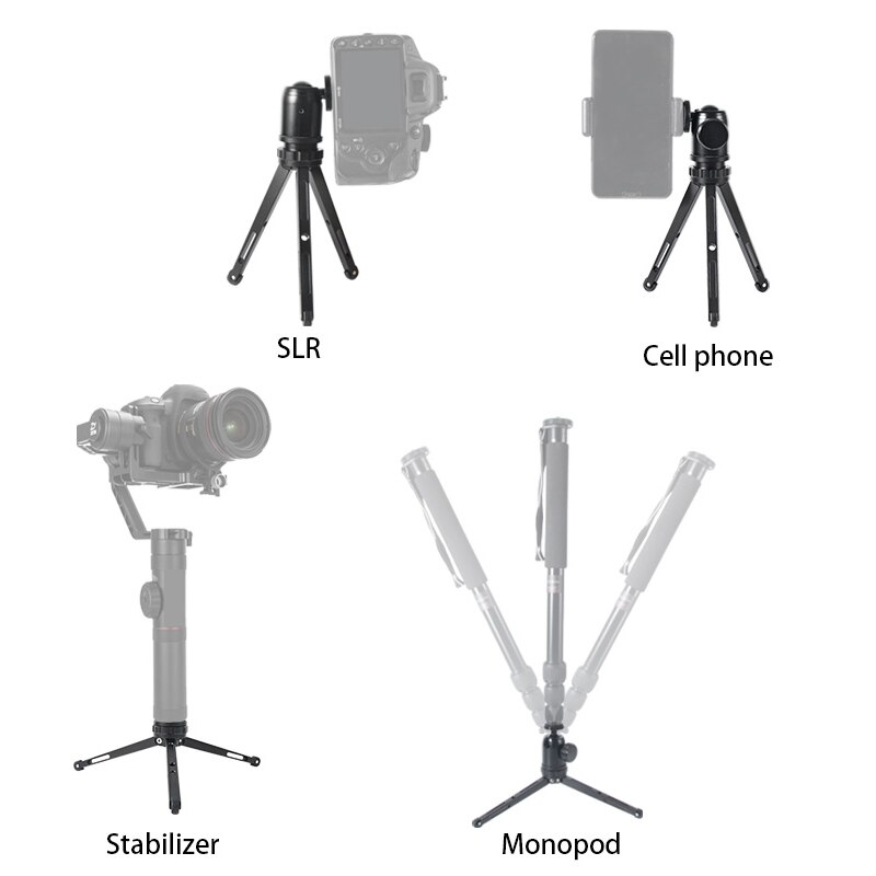 BEXIN SM22 + K26 mini statyw lustrzanka cyfrowa stojak adapter robić montażu uchwyt robić pulpitu fotografia kieszonkowy statyw robić kamery punktowej