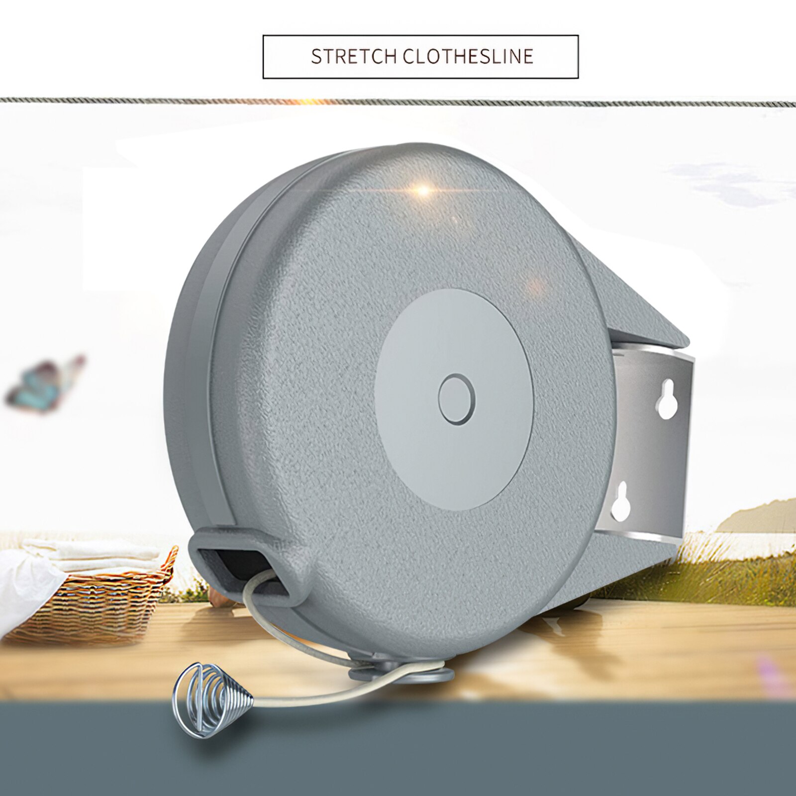 Retractable Clothesline Retractable Clothesline Adjustable Drying Laundry Line For Balcony Patio Indoor Outdoorretractable