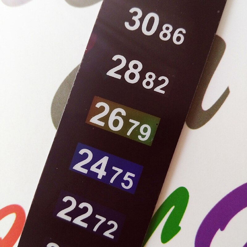 10 Pcs Digital Thermometer Tool Aquarium Fish Tank Window Water Strip