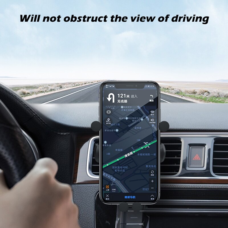 10W Car Wireless Charger For iPhone 13 12 11 Pro Max XS XR X Car Gravity Mount For Samsung S21 Note 20 Ultra Charge Phone Holder
